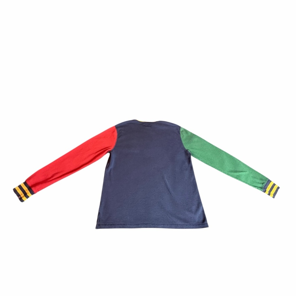 POLO RALPH LAUREN MENS LARGE COLORBLOCK WAFFLE KNIT CREST LOGO LONG SLEEVE - Picture 8 of 8